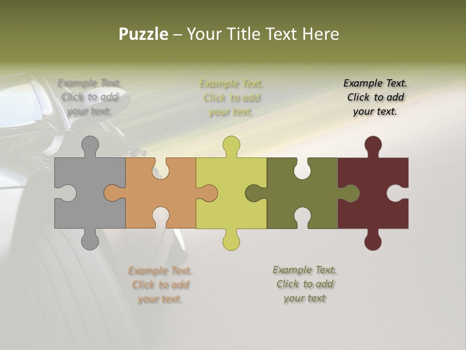 Light View Vehicle PowerPoint Template