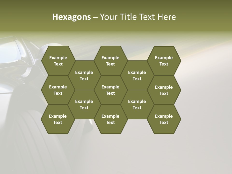 Light View Vehicle PowerPoint Template