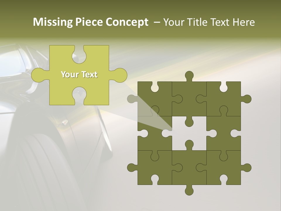 Light View Vehicle PowerPoint Template