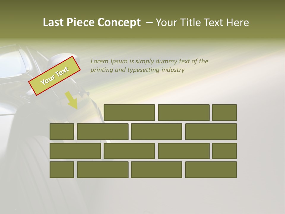 Light View Vehicle PowerPoint Template