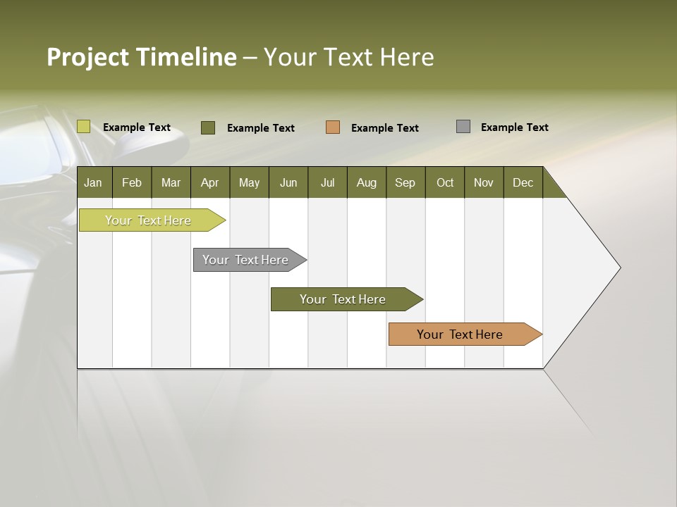 Light View Vehicle PowerPoint Template