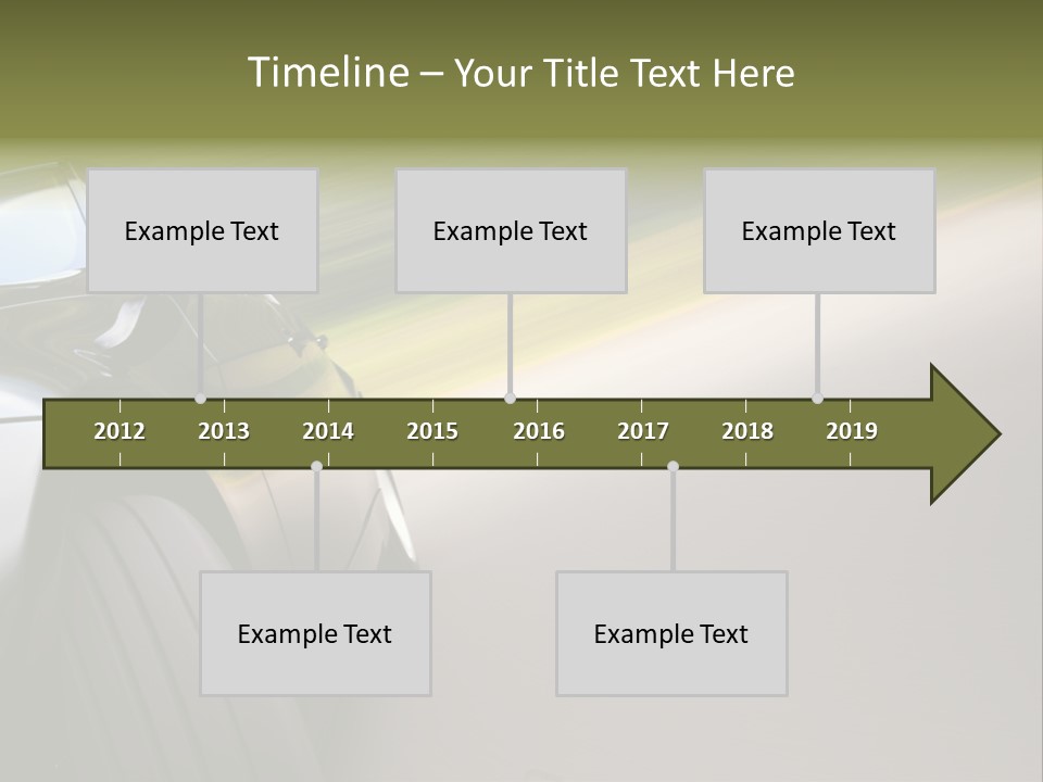 Light View Vehicle PowerPoint Template
