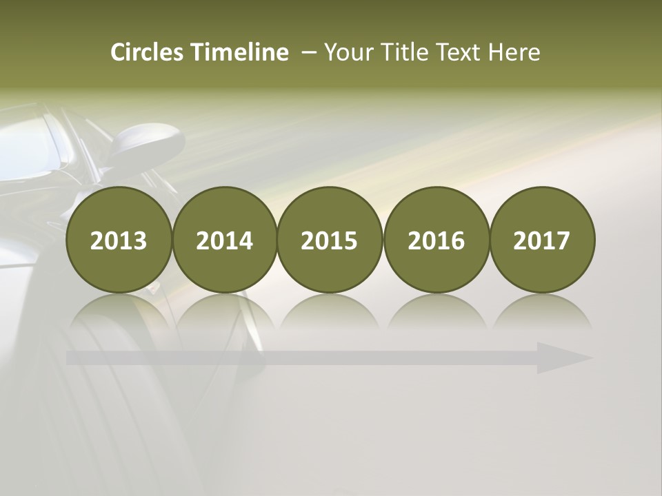 Light View Vehicle PowerPoint Template