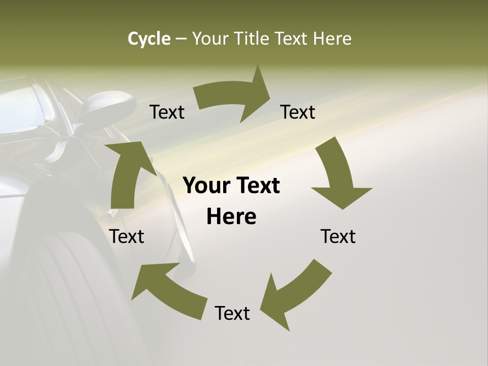 Light View Vehicle PowerPoint Template