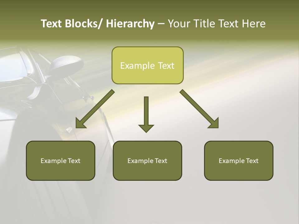 Light View Vehicle PowerPoint Template