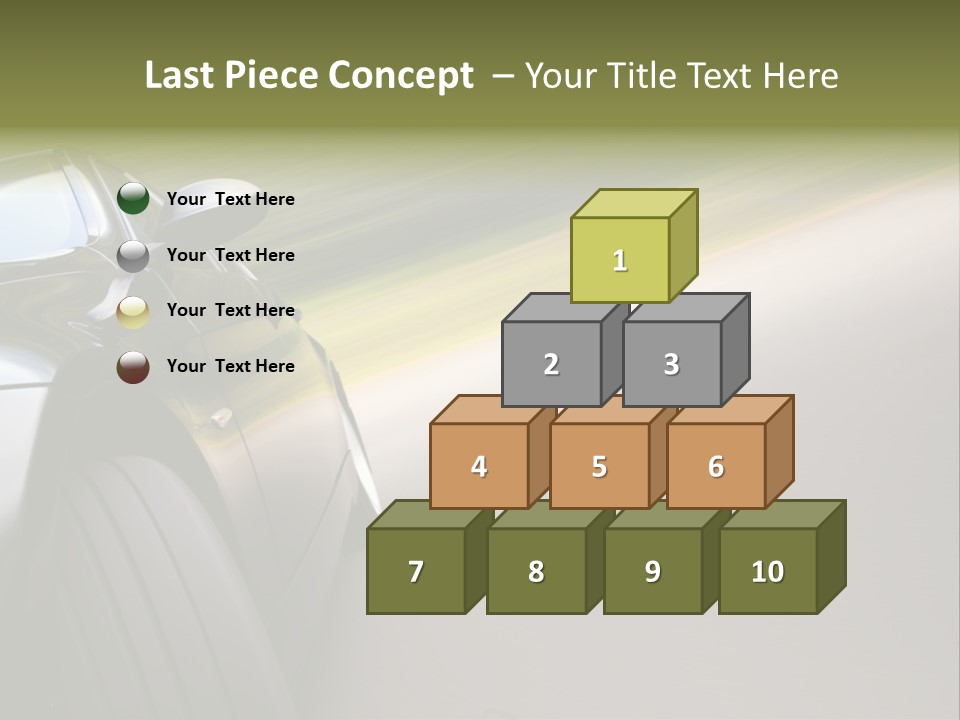 Light View Vehicle PowerPoint Template