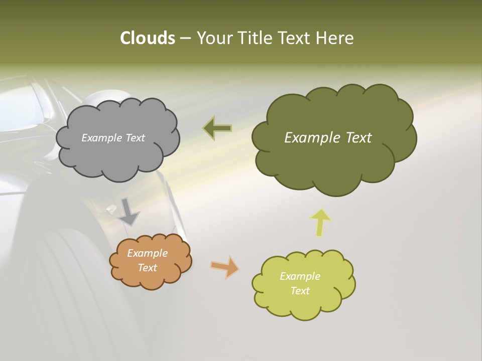 Light View Vehicle PowerPoint Template