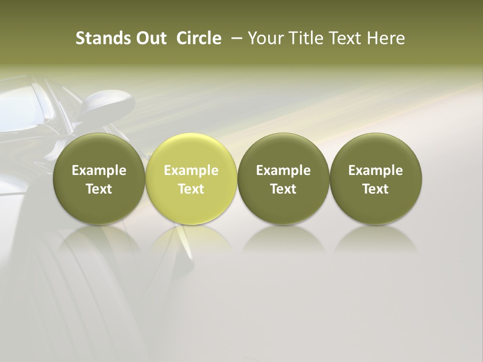 Light View Vehicle PowerPoint Template