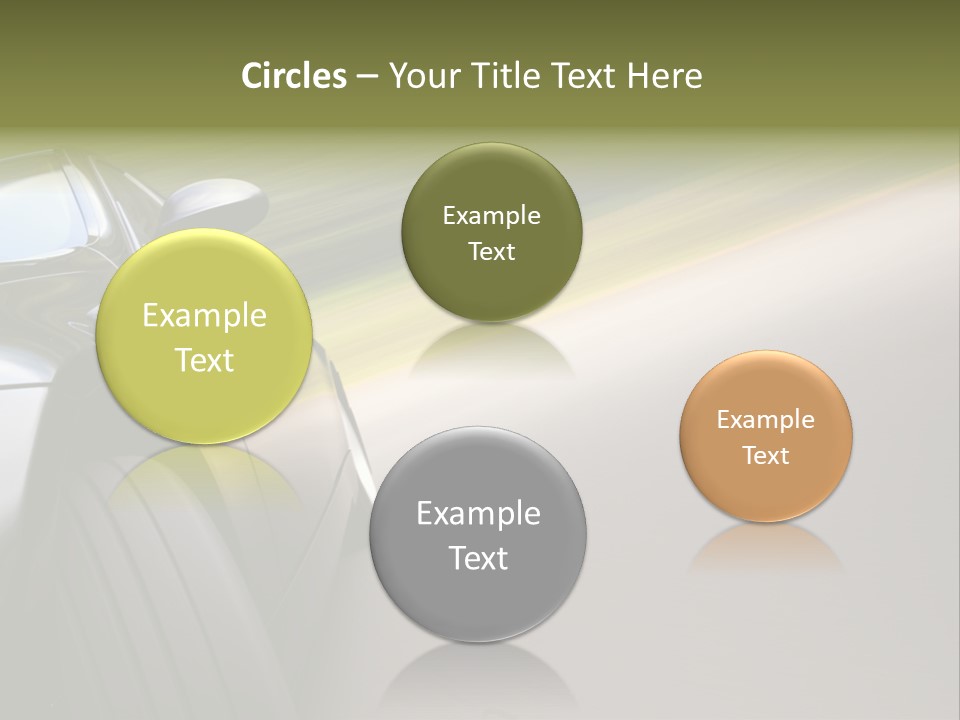 Light View Vehicle PowerPoint Template
