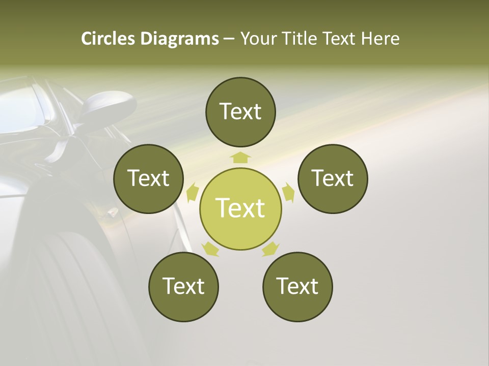 Light View Vehicle PowerPoint Template