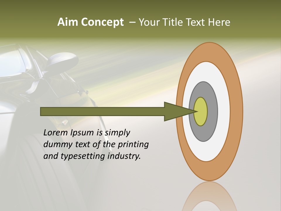 Light View Vehicle PowerPoint Template