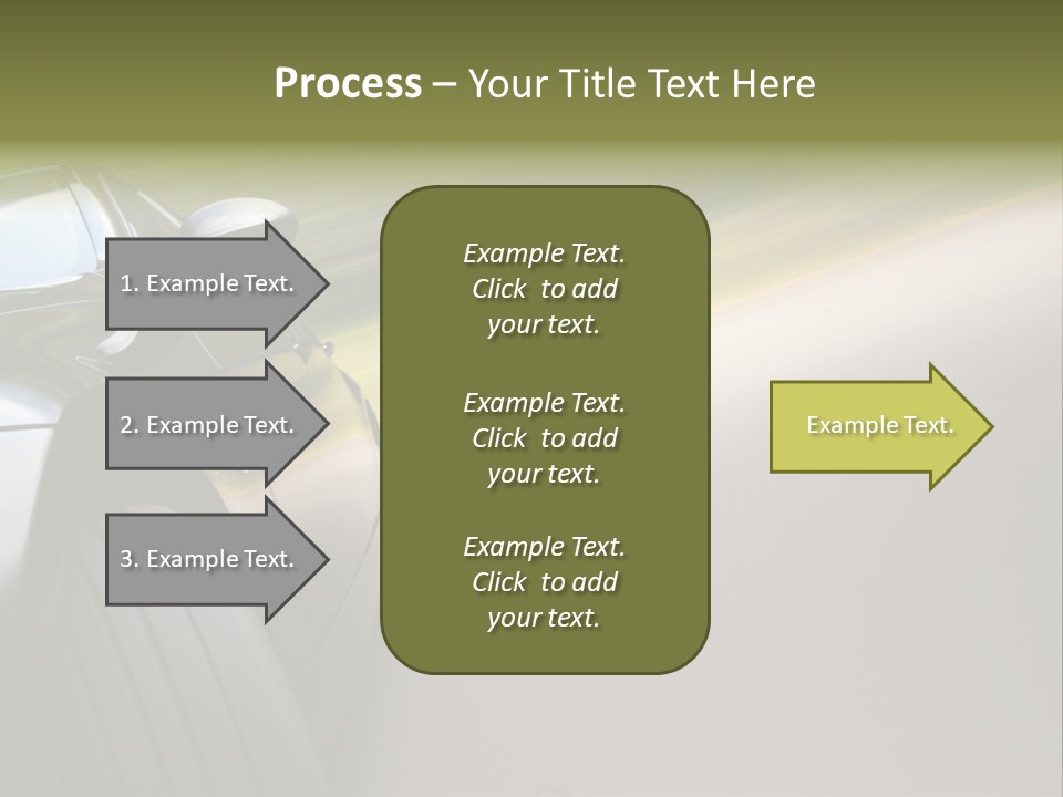 Light View Vehicle PowerPoint Template