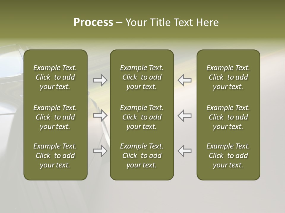 Light View Vehicle PowerPoint Template