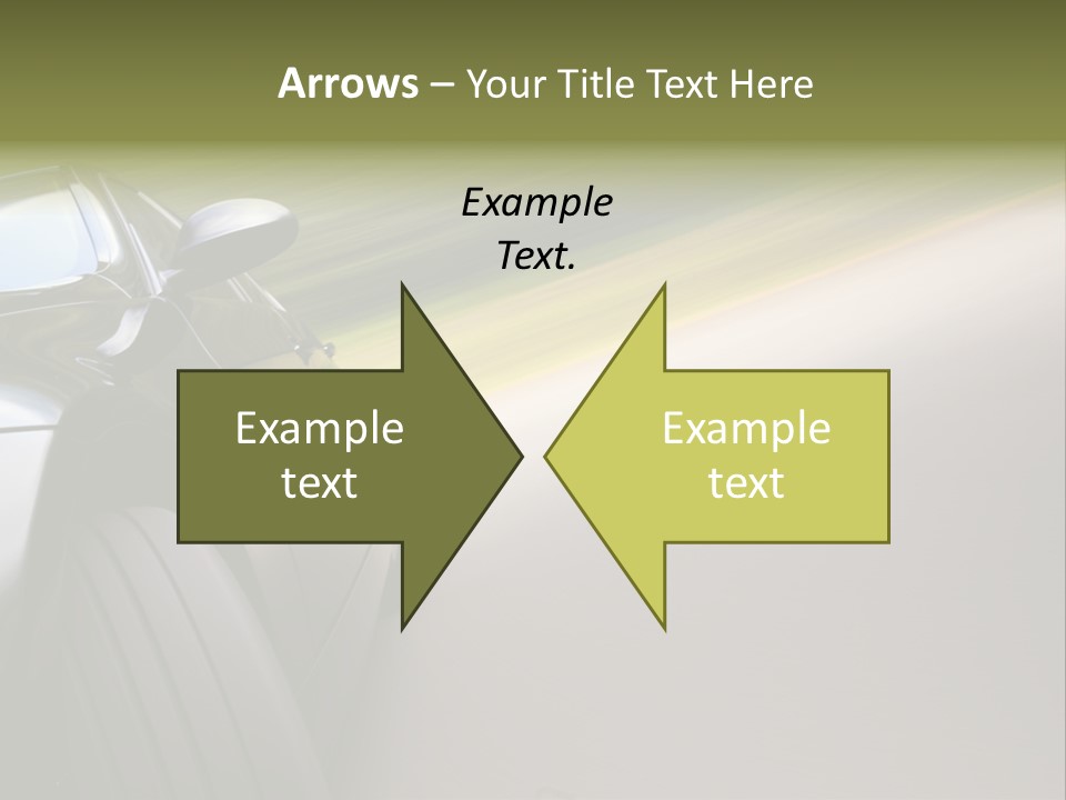 Light View Vehicle PowerPoint Template