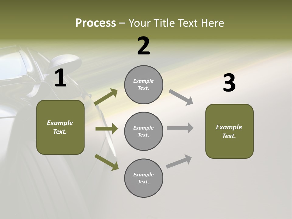 Light View Vehicle PowerPoint Template