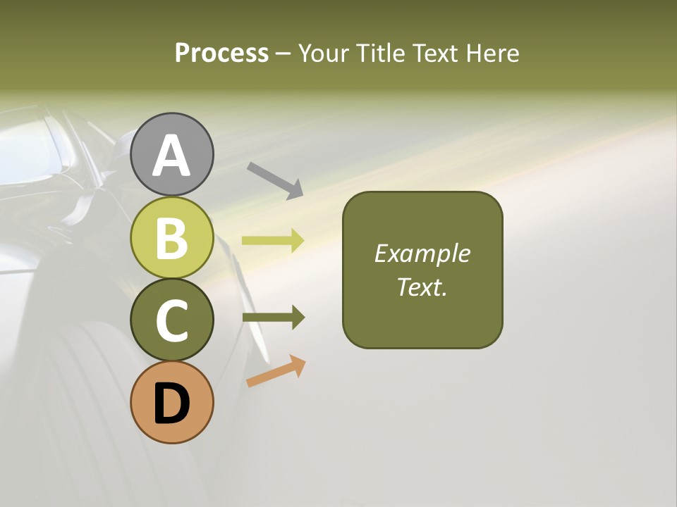 Light View Vehicle PowerPoint Template