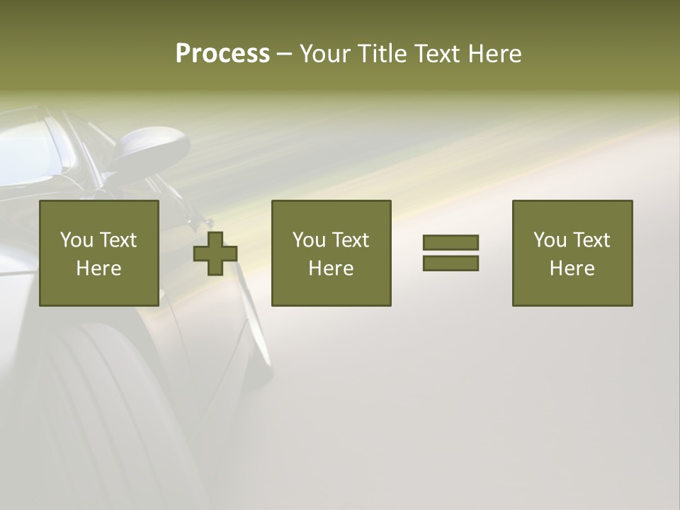 Light View Vehicle PowerPoint Template