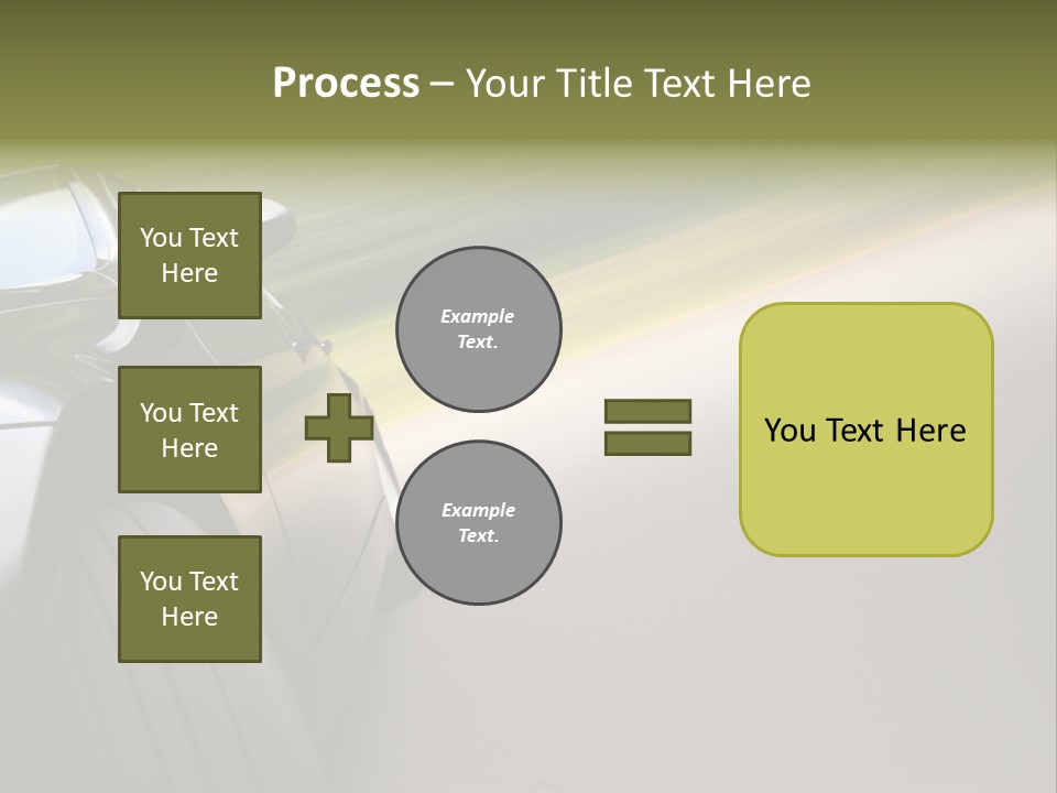 Light View Vehicle PowerPoint Template