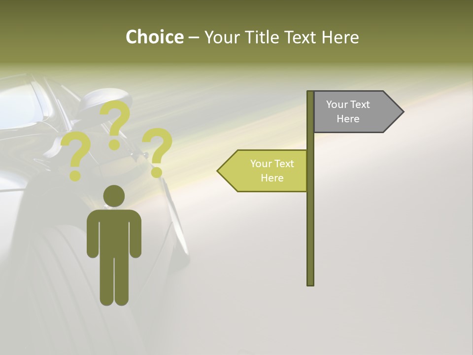 Light View Vehicle PowerPoint Template
