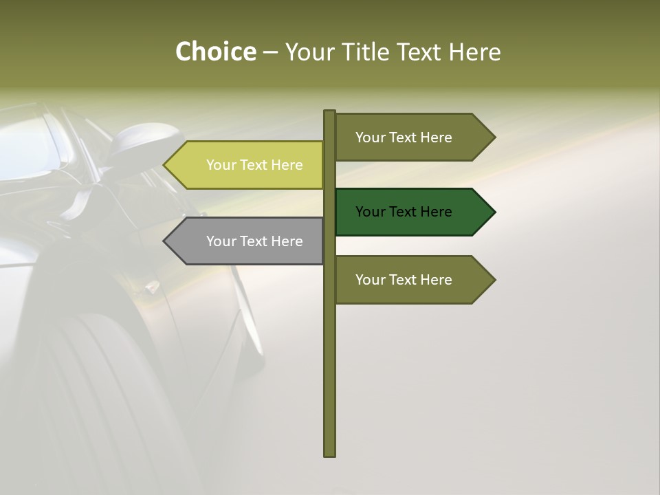 Light View Vehicle PowerPoint Template
