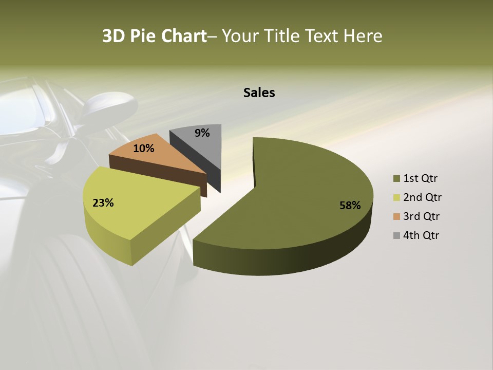Light View Vehicle PowerPoint Template