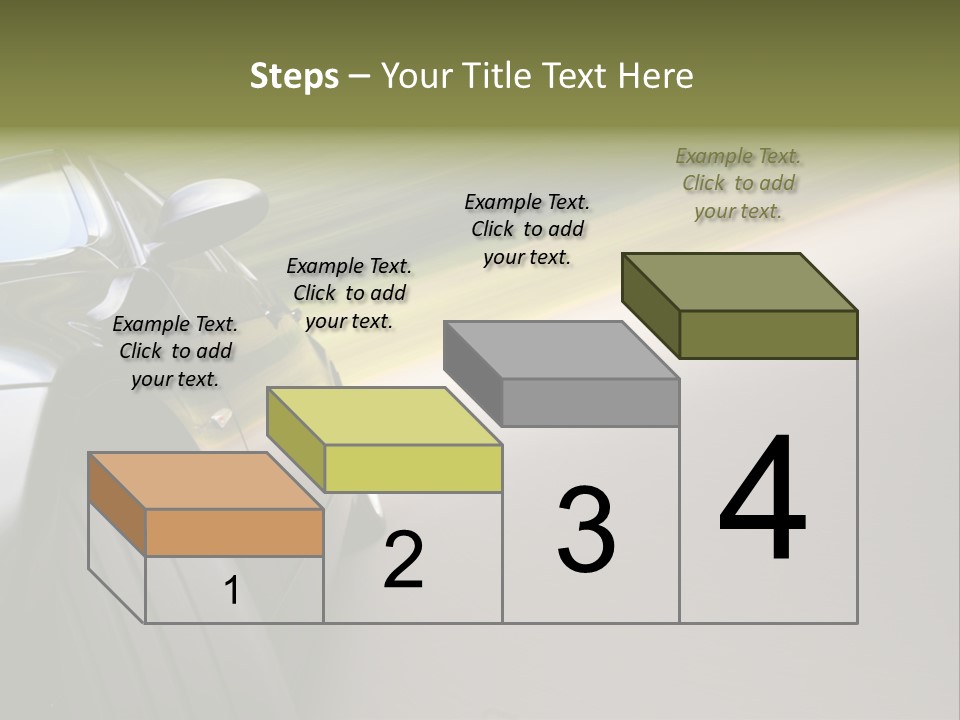 Light View Vehicle PowerPoint Template