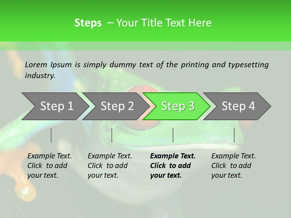 Tropical Macro Rainforest PowerPoint Template