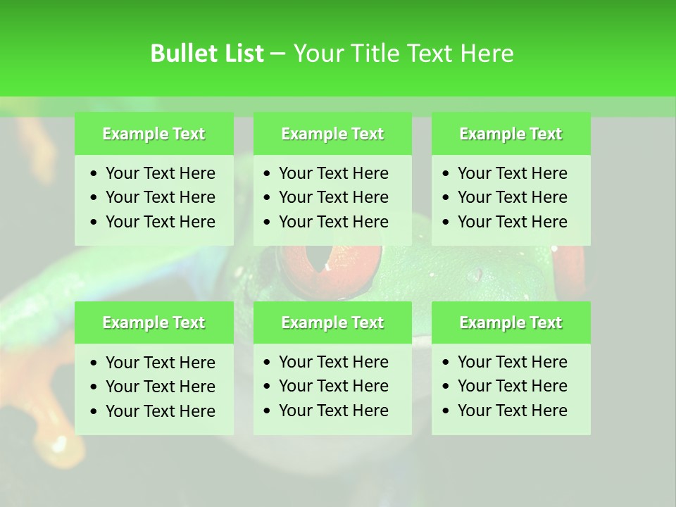 Tropical Macro Rainforest PowerPoint Template