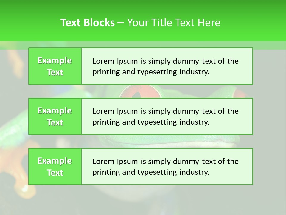 Tropical Macro Rainforest PowerPoint Template