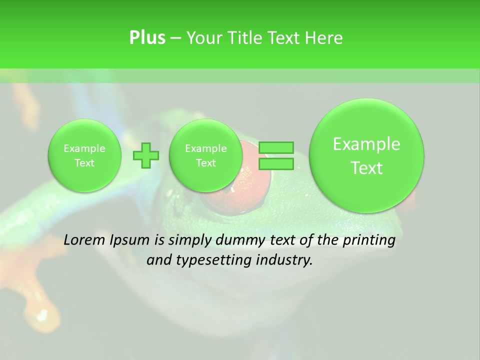 Tropical Macro Rainforest PowerPoint Template
