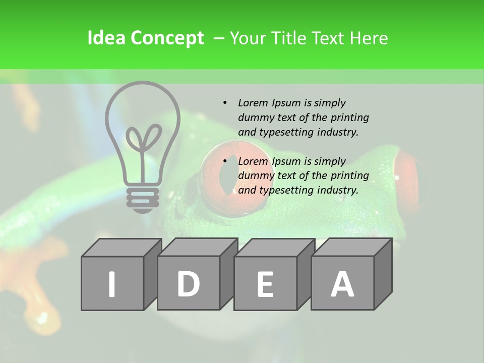 Tropical Macro Rainforest PowerPoint Template