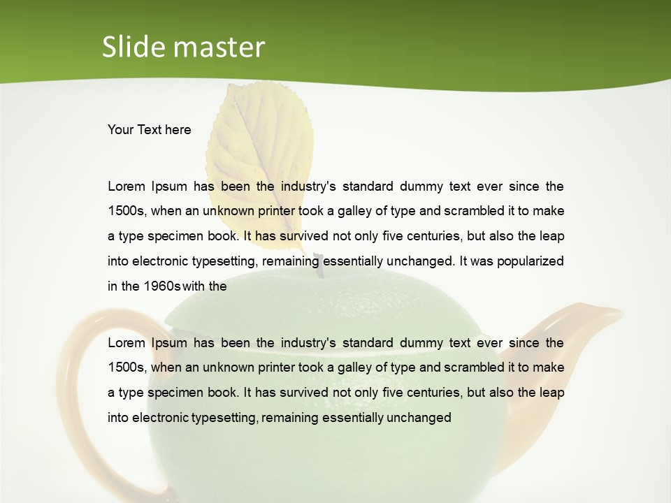 Creative Vegetable Food PowerPoint Template