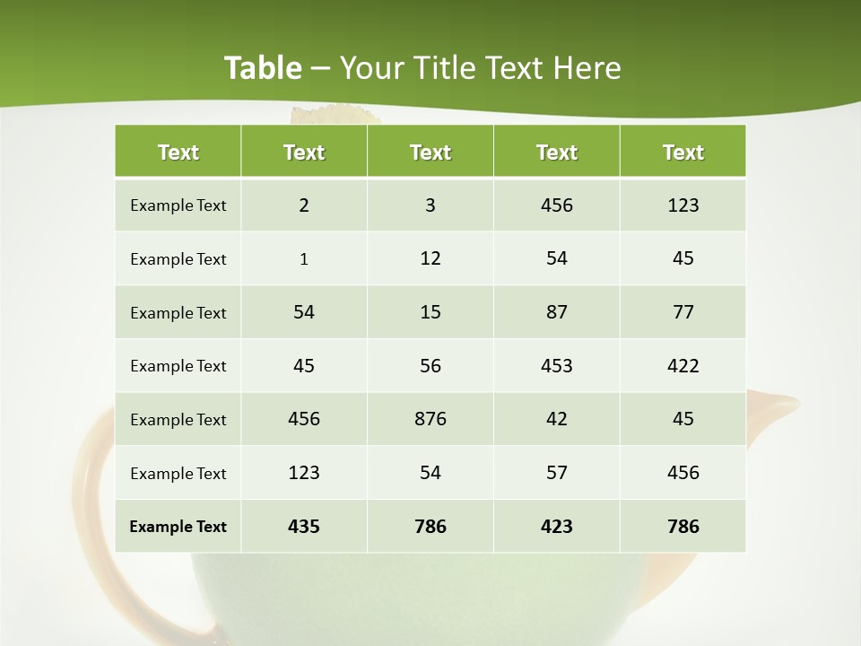 Creative Vegetable Food PowerPoint Template