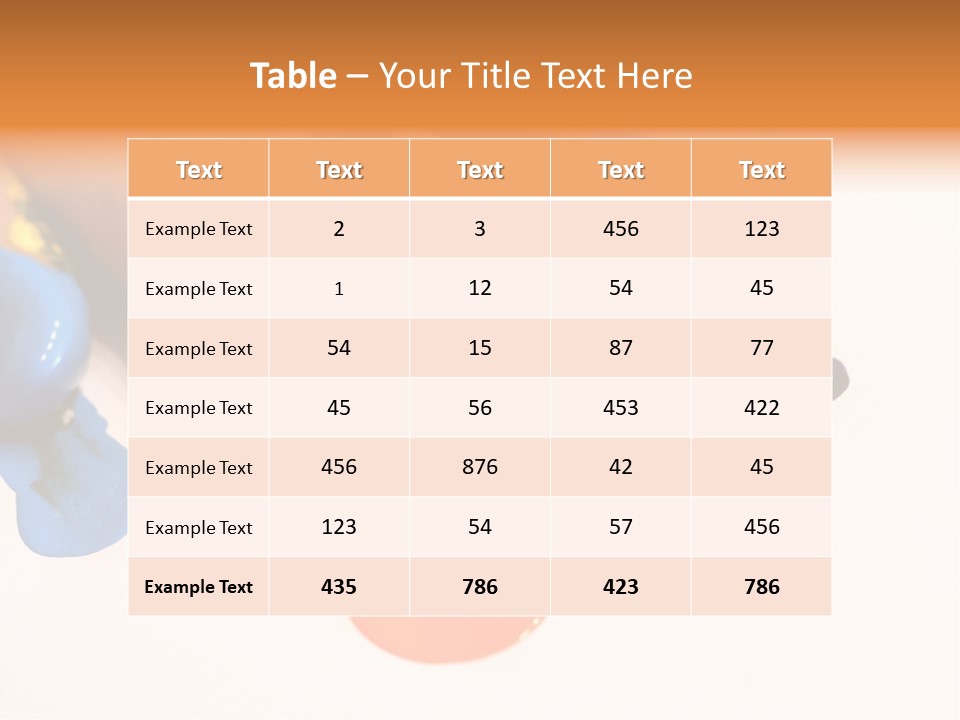 A Child's Hand With Colorful Paint On It PowerPoint Template