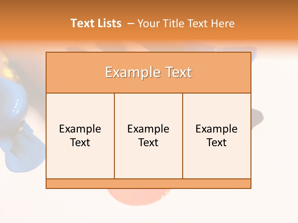 A Child's Hand With Colorful Paint On It PowerPoint Template
