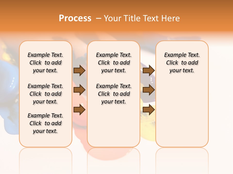 A Child's Hand With Colorful Paint On It PowerPoint Template