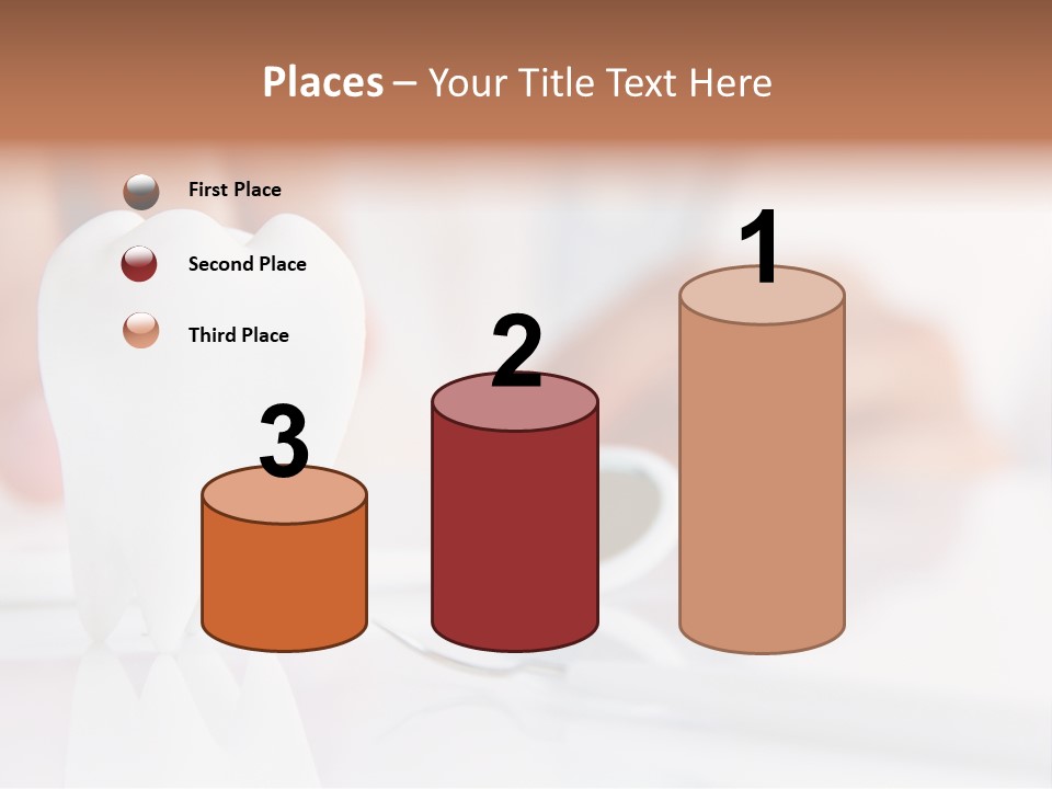 Dental Premolar White PowerPoint Template