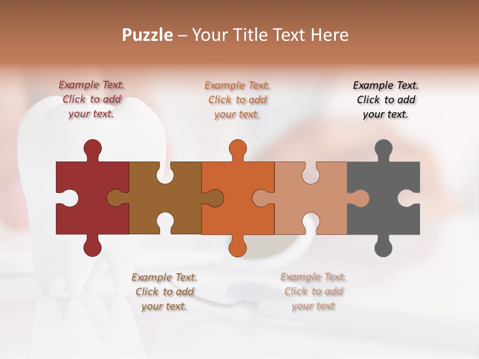 Dental Premolar White PowerPoint Template