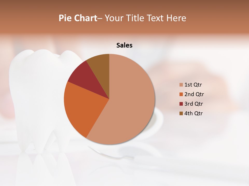 Dental Premolar White PowerPoint Template