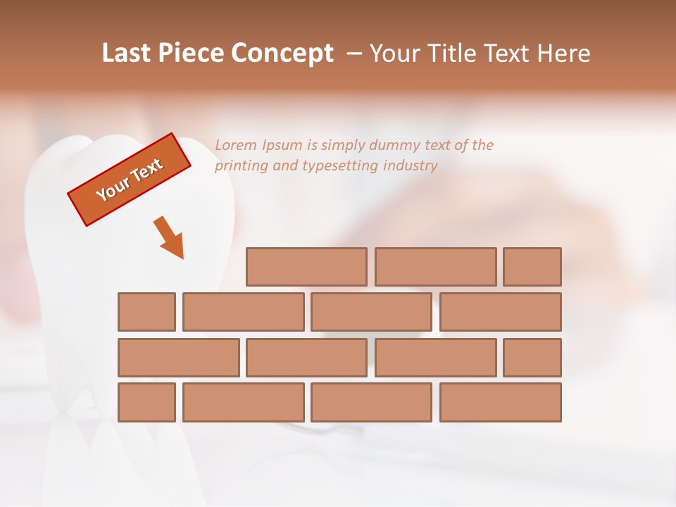 Dental Premolar White PowerPoint Template