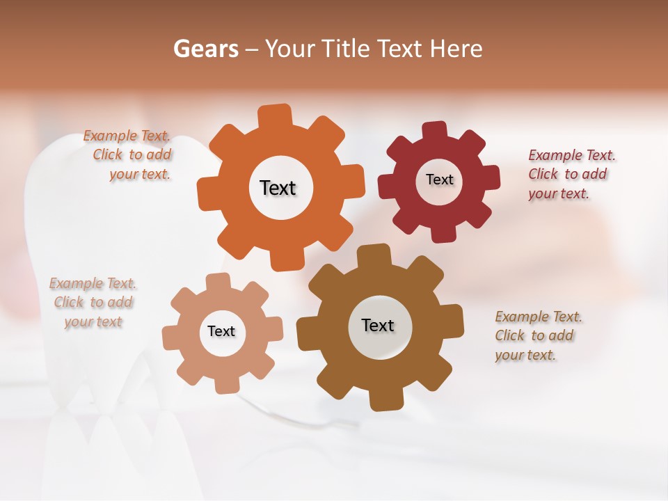 Dental Premolar White PowerPoint Template