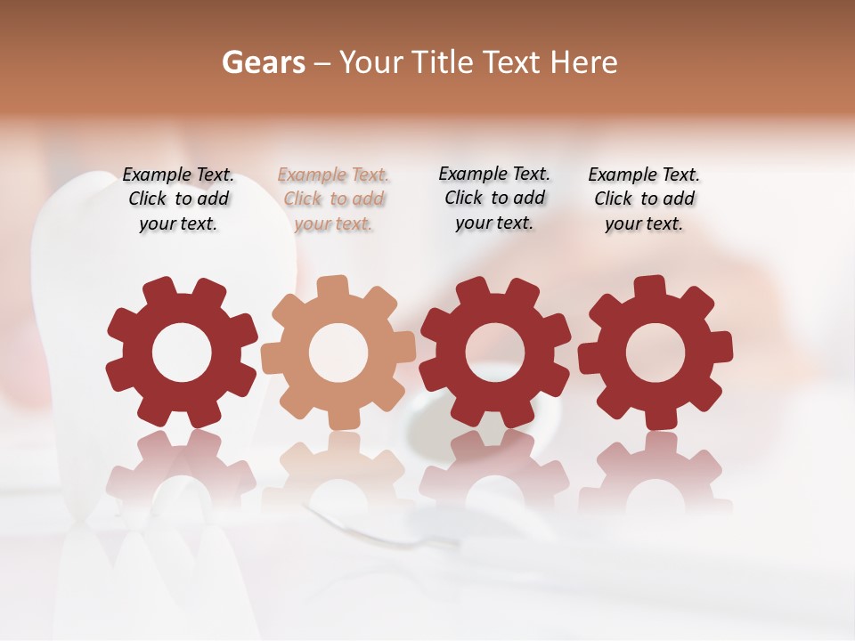 Dental Premolar White PowerPoint Template