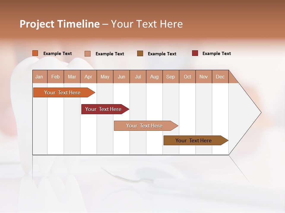 Dental Premolar White PowerPoint Template