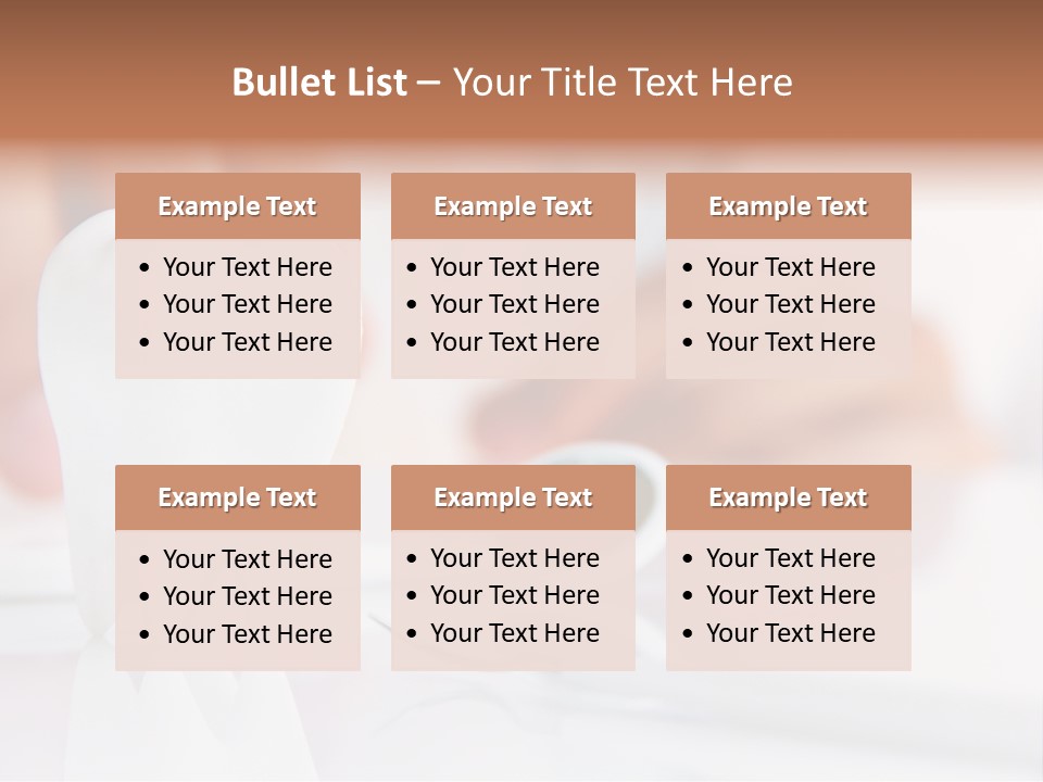 Dental Premolar White PowerPoint Template