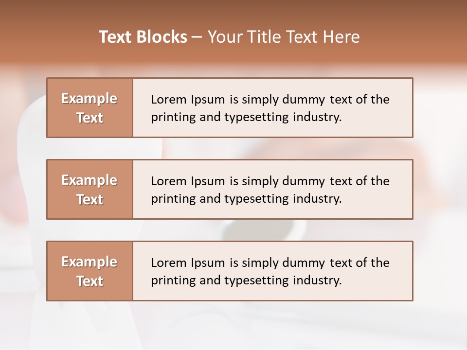 Dental Premolar White PowerPoint Template