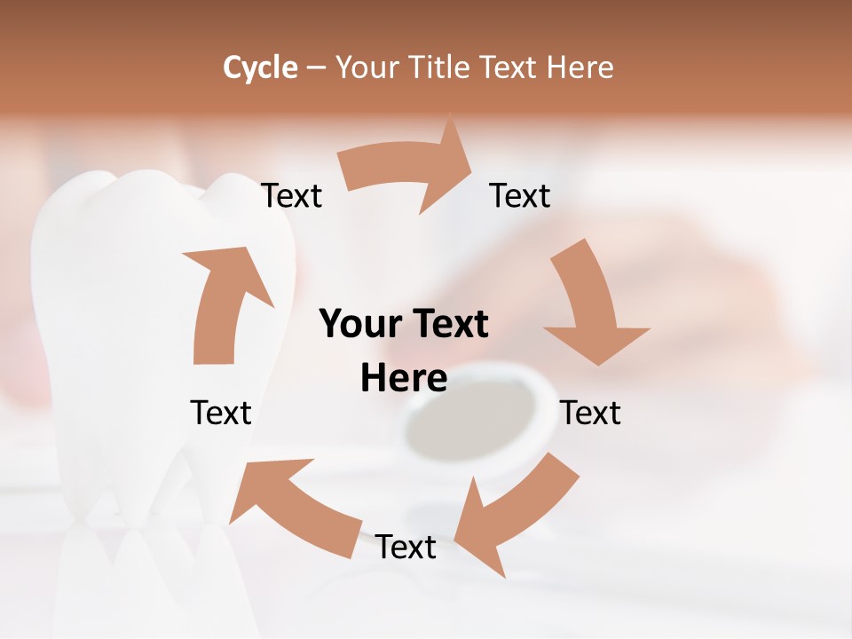 Dental Premolar White PowerPoint Template