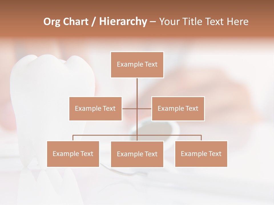 Dental Premolar White PowerPoint Template