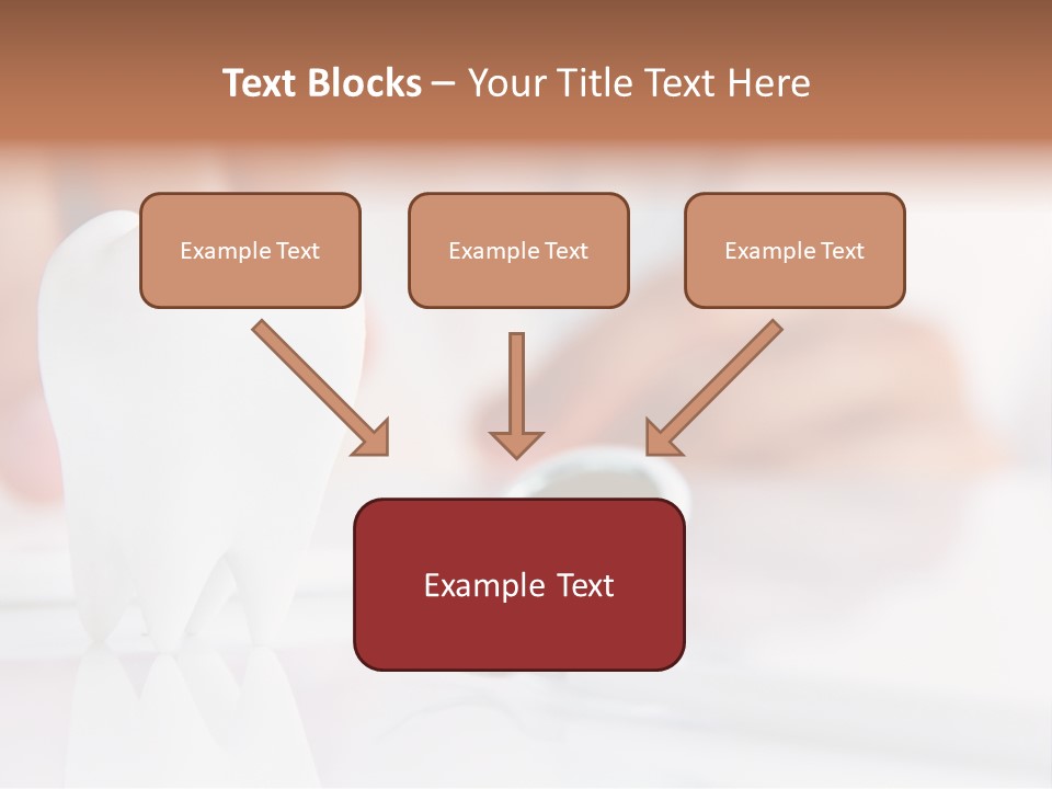 Dental Premolar White PowerPoint Template
