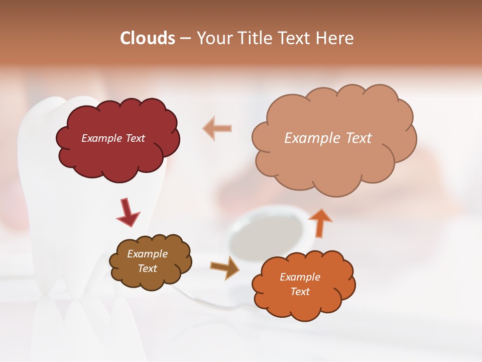 Dental Premolar White PowerPoint Template