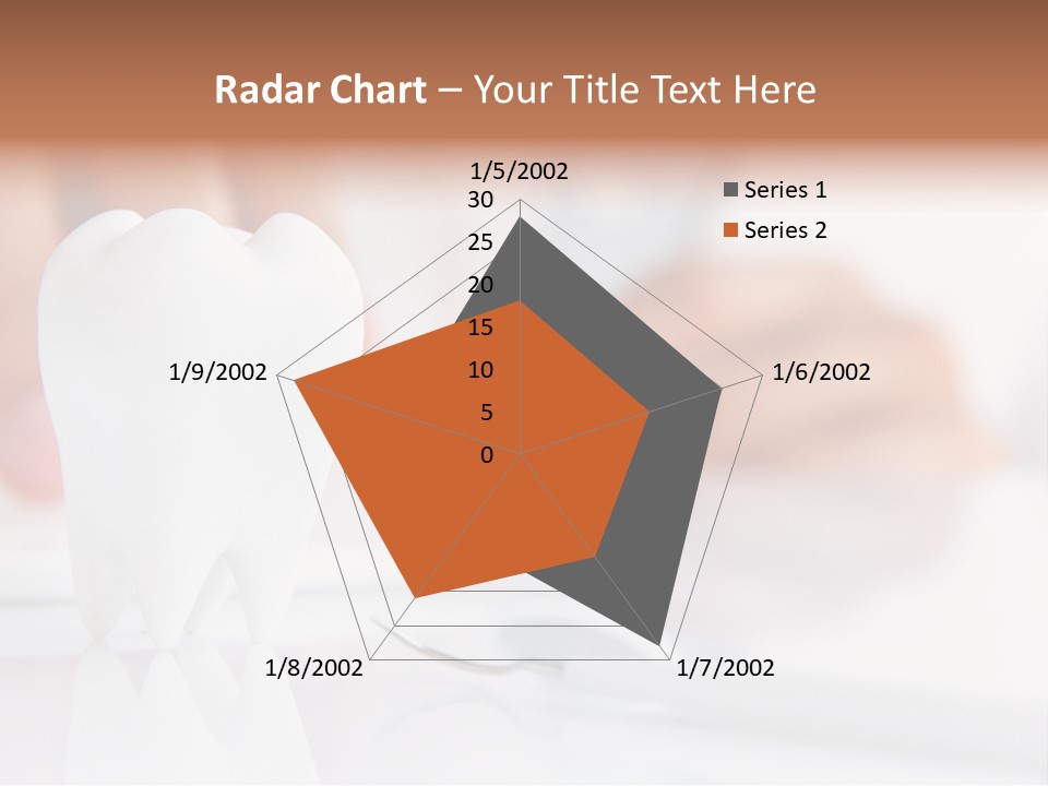 Dental Premolar White PowerPoint Template